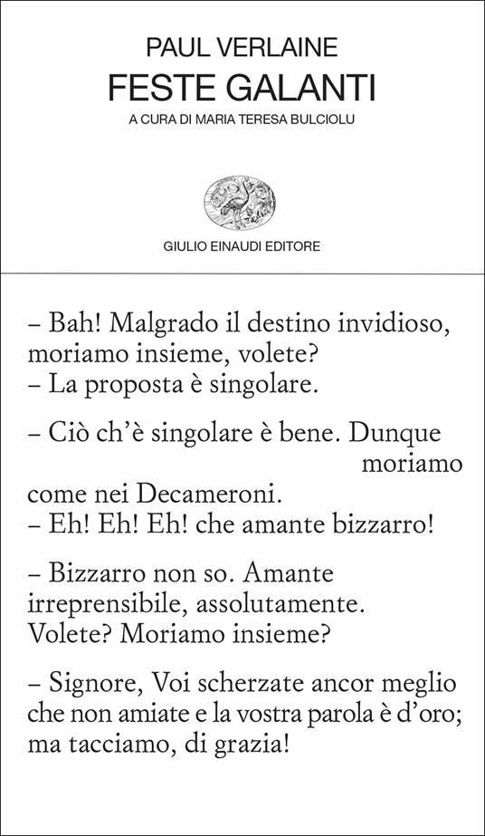 Feste galanti - Paul Verlaine,Maria Teresa Bulciolu - ebook