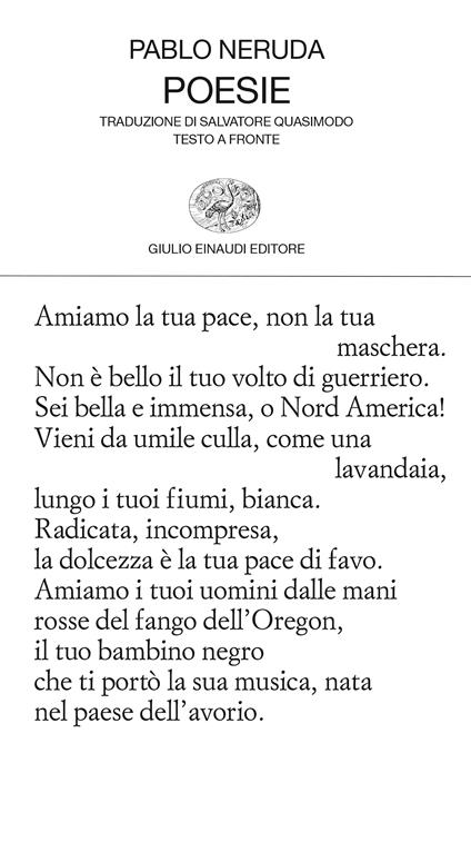 Poesie. Testo spagnolo a fronte - Pablo Neruda,Salvatore Quasimodo - ebook
