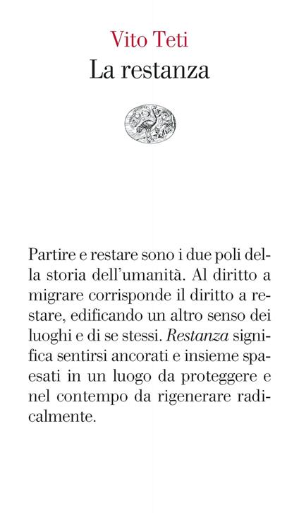 La restanza - Vito Teti - ebook