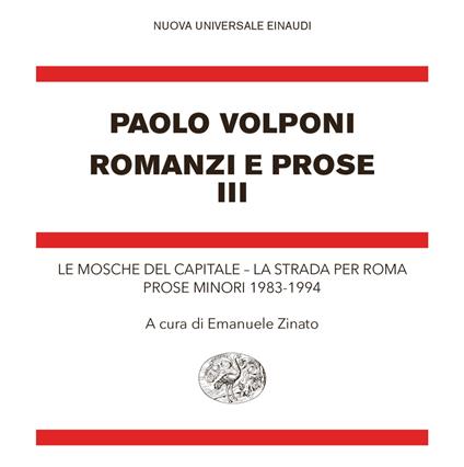 Le Romanzi e prose. Vol. 3 - Paolo Volponi,Emanuele Zinato - ebook