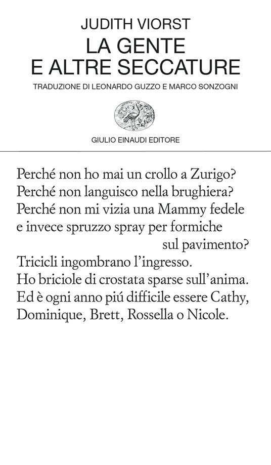 La gente e altre seccature - Judith Viorst,Leonardo Guzzo,Marco Sonzogni - ebook