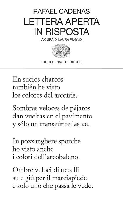 Lettera aperta. In risposta. Testo spagnolo a fronte - Rafael Cadenas,Laura Pugno - ebook