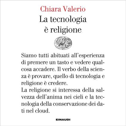 La tecnologia è religione