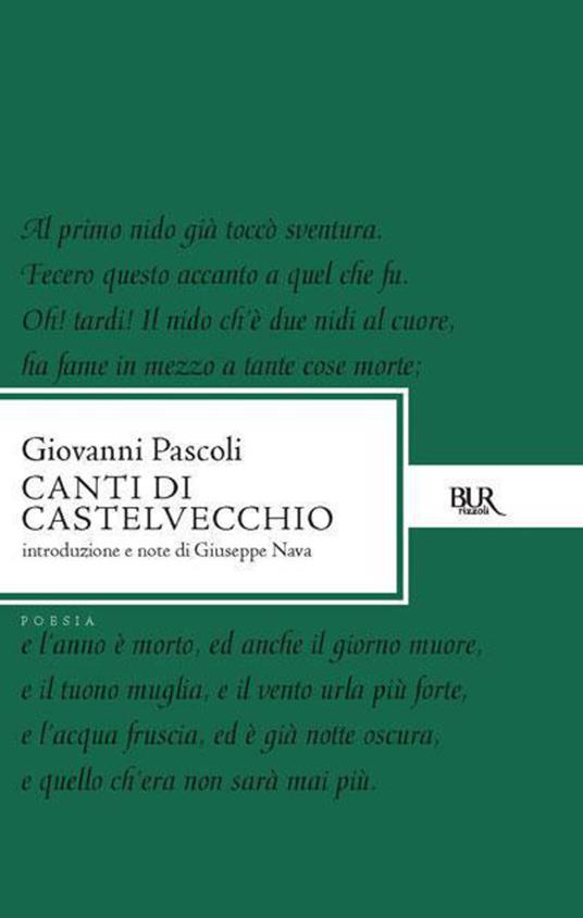 Canti di Castelvecchio - Giovanni Pascoli - ebook