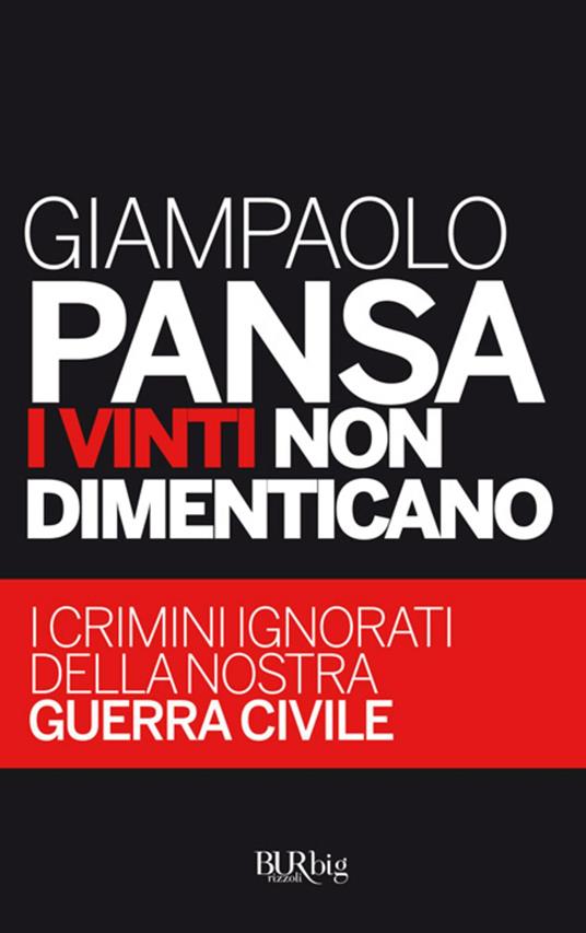 I vinti non dimenticano. I crimini ignorati della nostra guerra civile - Giampaolo Pansa - ebook