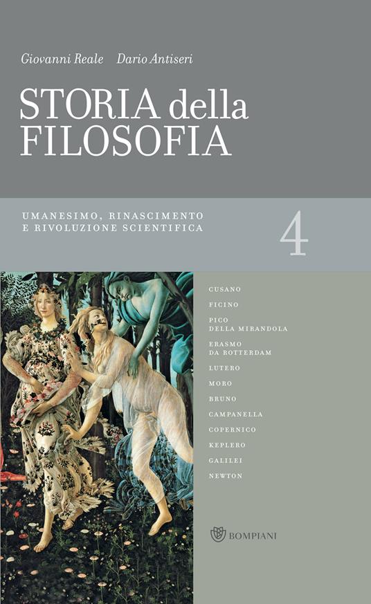 Storia della filosofia dalle origini a oggi. Vol. 4 - Dario Antiseri,Giovanni Reale - ebook