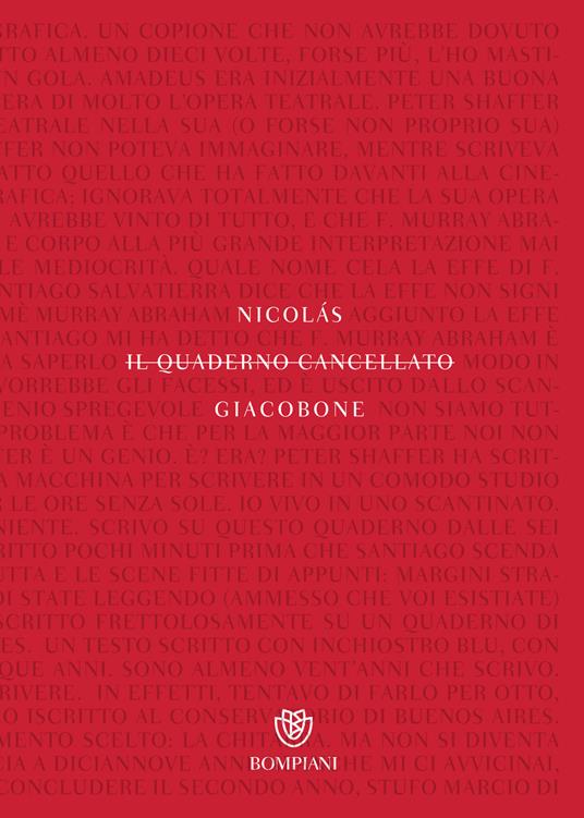 Il quaderno cancellato - Nicolás Giacobone,Pino Cacucci - ebook