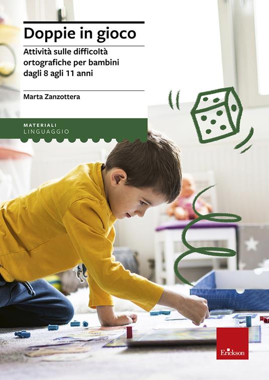 Doppie in gioco. Attività sulle difficoltà ortografiche per bambini dagli 8 agli 11 anni - Marta Zanzottera - copertina