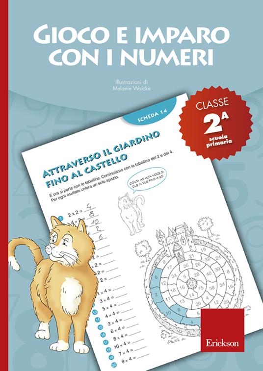 Gioco e imparo con i numeri. Quaderno. Per la 2ª classe elementare. Vol. 2 - copertina