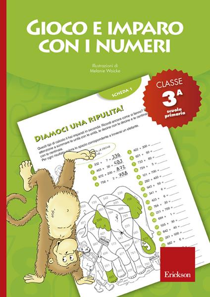 Gioco e imparo con i numeri. Quaderno. Per la 3ª classe elementare. Vol. 3 - copertina