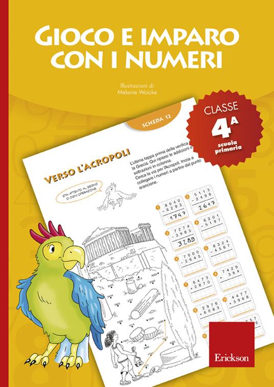 Gioco e imparo con i numeri. Quaderno. Per la 4ª classe elementare. Vol. 4 - copertina