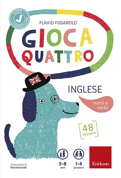 Giocaquattro-inglese. Nome e azione - Flavio Fogarolo - copertina