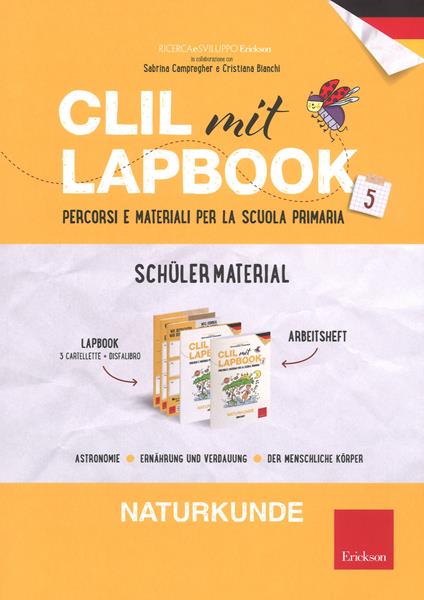 CLIL mit Lapbook. Naturkunde. Quinta. Schüler material - copertina