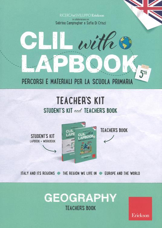CLIL with lapbook. Geography. Quinta. Teacher's kit - copertina