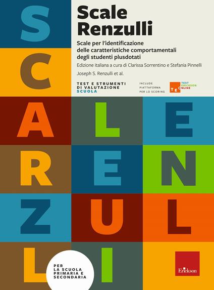 Scale Renzulli. Scale per l’identificazione delle caratteristiche comportamentali degli studenti plusdotati - Joseph S. Renzulli - copertina