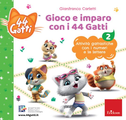 Gioco e imparo con i 44 gatti. Vol. 2 - Gianfranco Carletti - copertina
