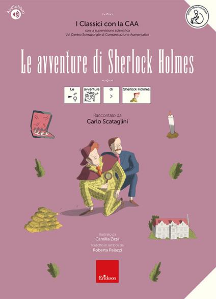 Le avventure di Sherlock Holmes. I classici con la CAA. Con audiolibro - Carlo Scataglini - copertina