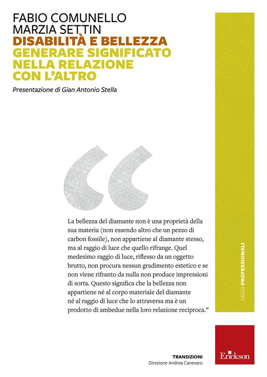 Disabilità e bellezza. Generare significato nella relazione con l'altro - Fabio Comunello,Marzia Settin - ebook