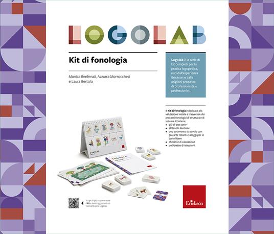 Logolab. Kit di fonetica e fonologia. Con tavole illustrate. Con Carte - Monica Benfenati,Azzurra Morrocchesi,Laura Bertolo - copertina