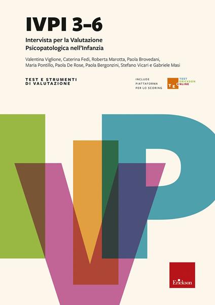IVPI 3-6 - Intervista per la Valutazione Psicopatologica nell'Infanzia - Valentina Viglione,Caterina Fedi,Roberta Marotta - copertina