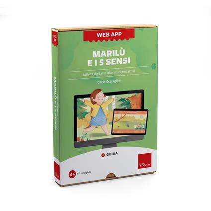 Marilù e i cinque sensi. Divertiamoci con la vista, l'udito, il tatto, l'olfatto e il gusto. Con software - Carlo Scataglini - copertina