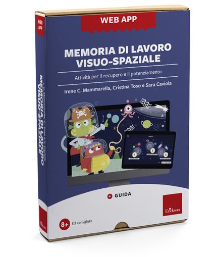 Web app Memoria di lavoro visuo-spaziale. Attività per il recupero e il potenziamento. Con software - Irene Cristina Mammarella - copertina