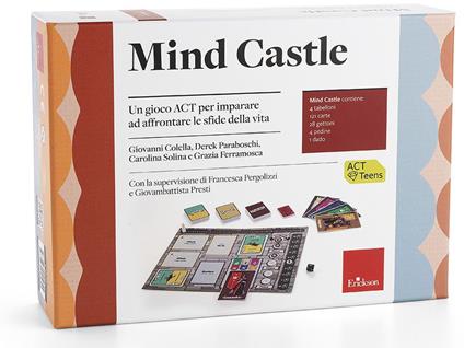 Mind Castle. Un gioco ACT per imparare ad affrontare le sfide della vita. Con Prodotti vari - Giovanni Colella,Derek Paraboschi,Carolina Solina - copertina