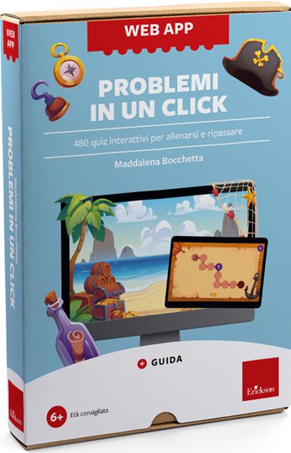 Web app Problemi in un click. 480 quiz interattivi per allenarsi e ripassare - Maddalena Bocchetta - copertina
