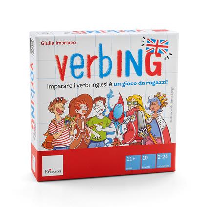 Verbing. Imparare i verbi inglesi... è un gioco da ragazzi! Con Prodotti vari - Giulia Imbriaco - copertina