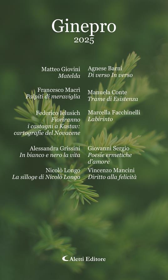 Ginepro 2025 - copertina