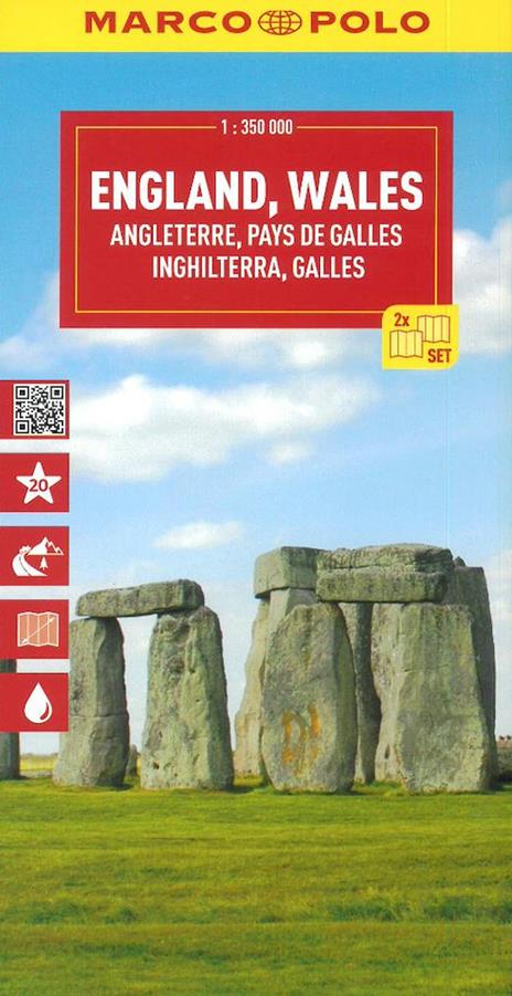 Inghilterra, Galles 1:350.000 - copertina