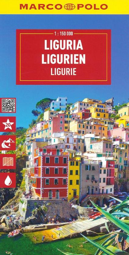 Liguria 1:150.000 - copertina