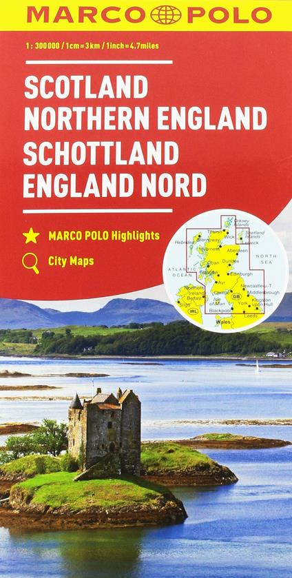Scozia, Inghilterra del Nord 1:300.000 - copertina