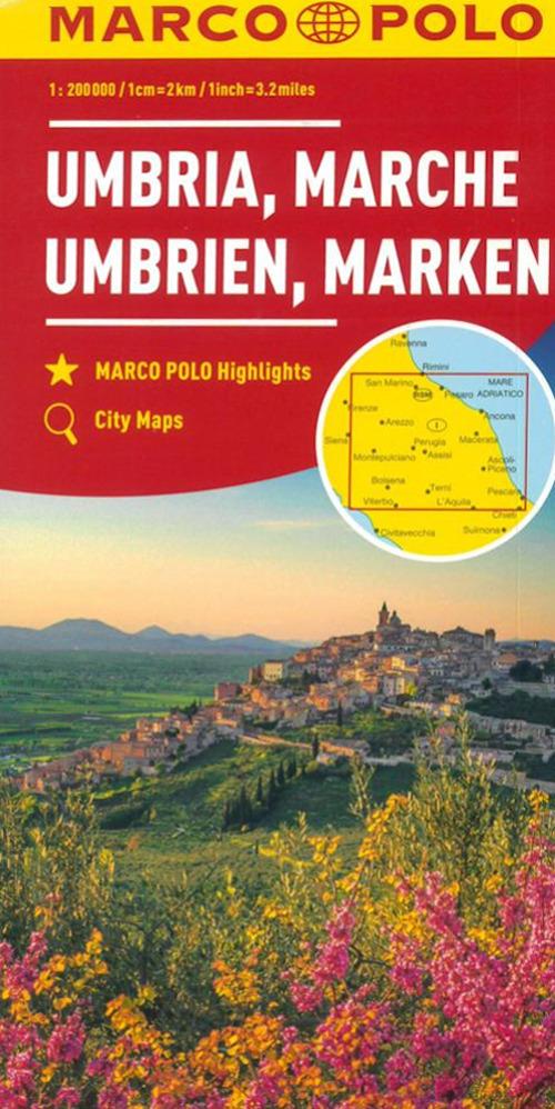 Umbria e Marche 1:200.000 - copertina