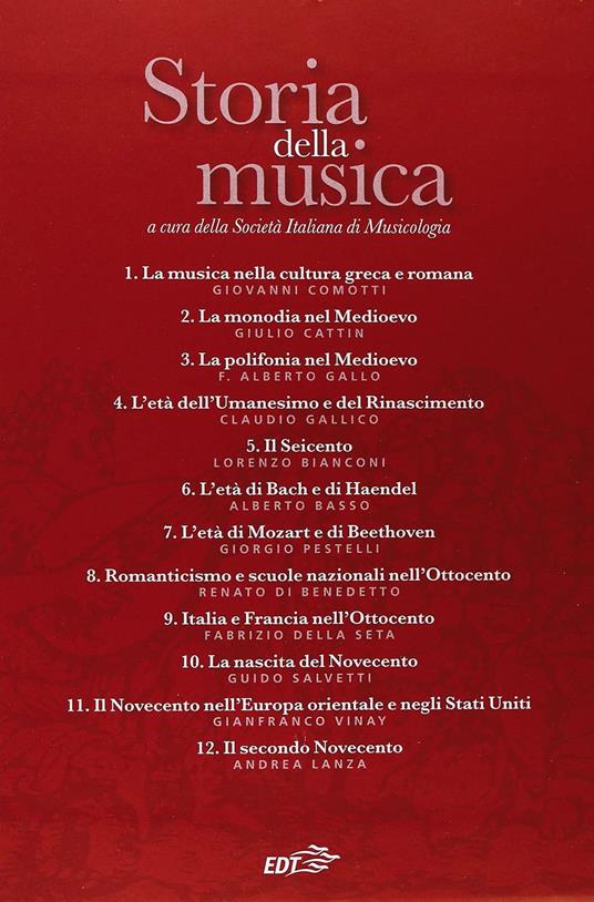 Storia della musica - copertina