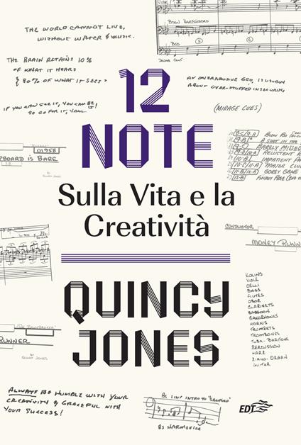 12 note. Sulla vita e la creatività - Quincy Jones - copertina