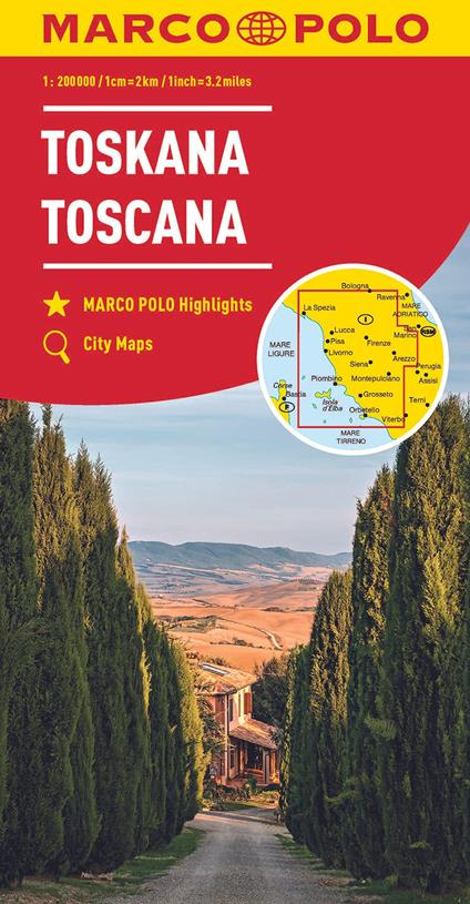 Toscana 1:200.000 - copertina