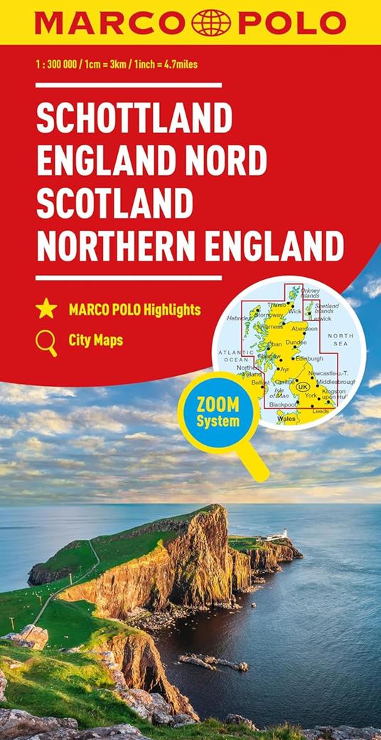 Scozia, Inghilterra del Nord 1:300.000 - copertina