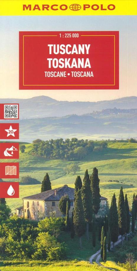 Toscana 1:225.000 - copertina