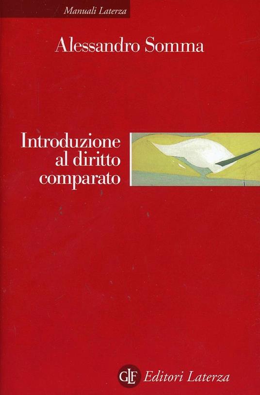 Introduzione al diritto comparato - Alessandro Somma - copertina