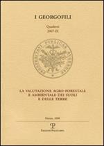La valutazione agro-forestale e ambientale dei suoli e delle terre
