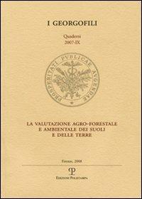 La valutazione agro-forestale e ambientale dei suoli e delle terre - copertina