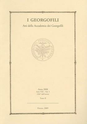 I Georgofili. Atti della accademia dei Georgofili. Vol. 5/2 - copertina