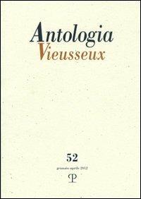 Antologia Vieusseux (2012). Vol. 52 - copertina