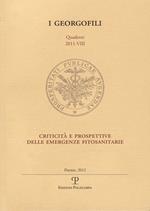 Criticità e prospettive delle emergenze fitosanitarie