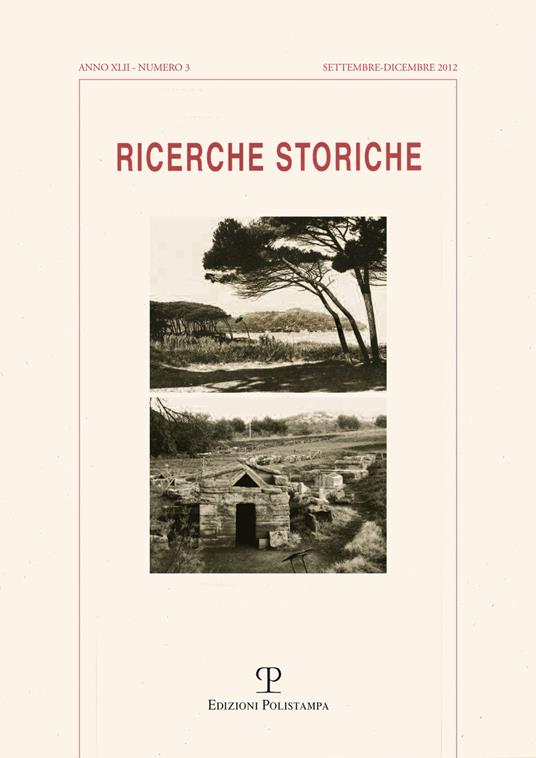 Ricerche storiche (2012). Vol. 3 - copertina
