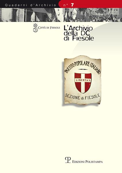 L' archivio della DC di Fiesole. Inventario - copertina
