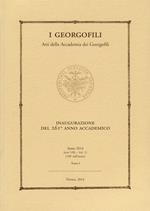 I Georgofili. Atti della Accademia dei Georgofili. Vol. 11\1