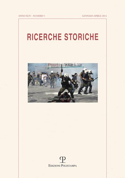 Ricerche storiche (2014). Ediz. multilingue. Vol. 1 - copertina