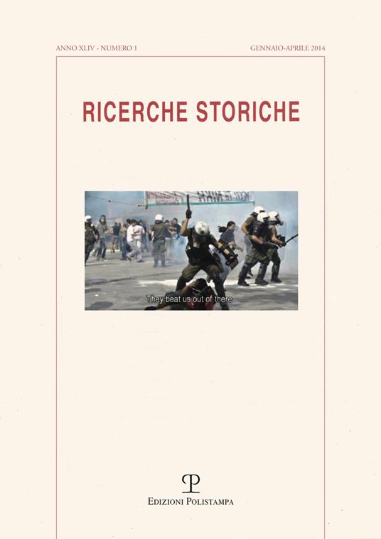 Ricerche storiche (2014). Ediz. multilingue. Vol. 1 - copertina